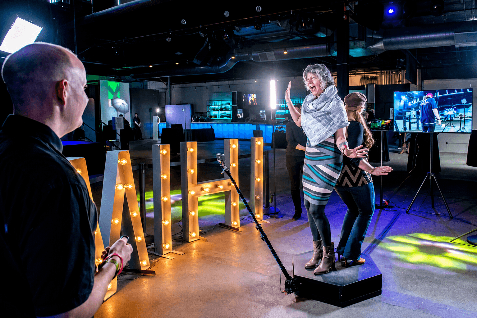 360 Photo Booth experience at MIHI Entertainment San Francisco